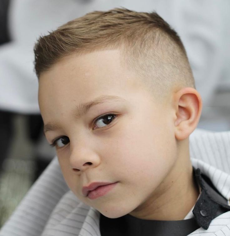 Low Maintenance Short Fade Little Boy Haircuts