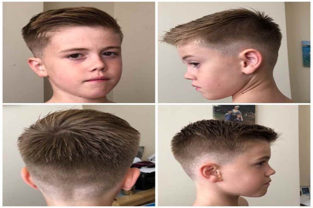 Low Maintenance Short Fade Little Boy Haircuts