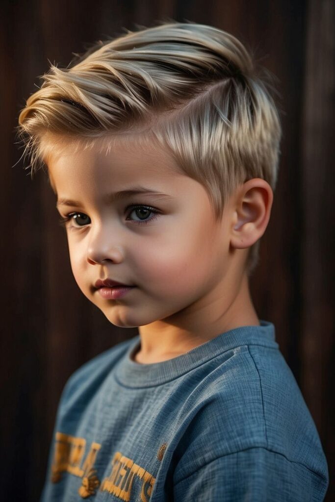 Low Maintenance Short Fade Little Boy Haircuts