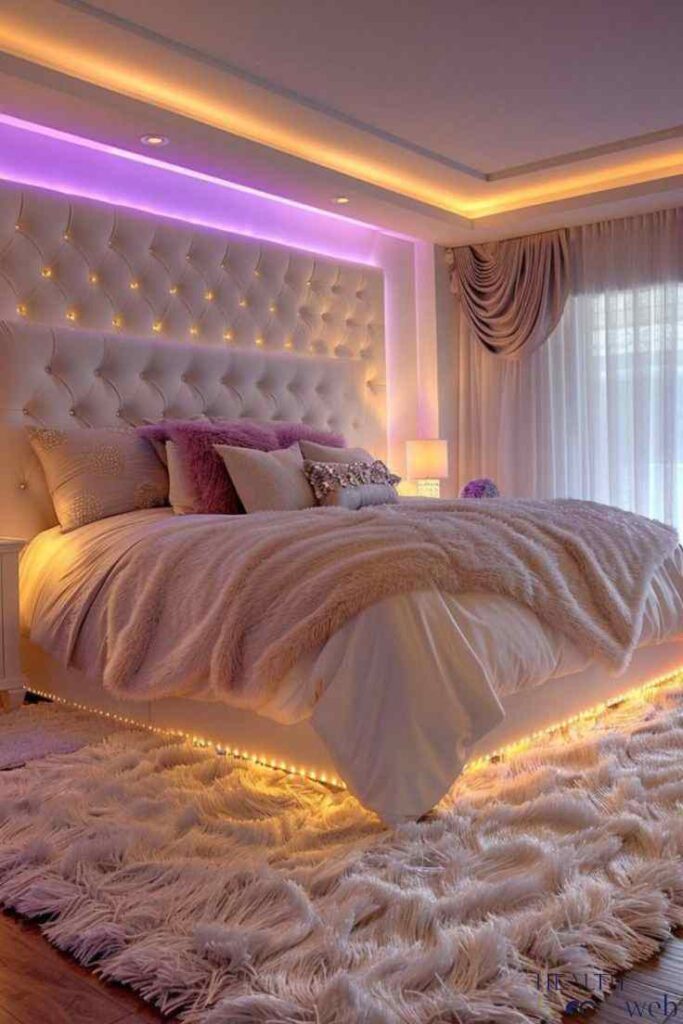 romantic modern luxury master bedroom designs