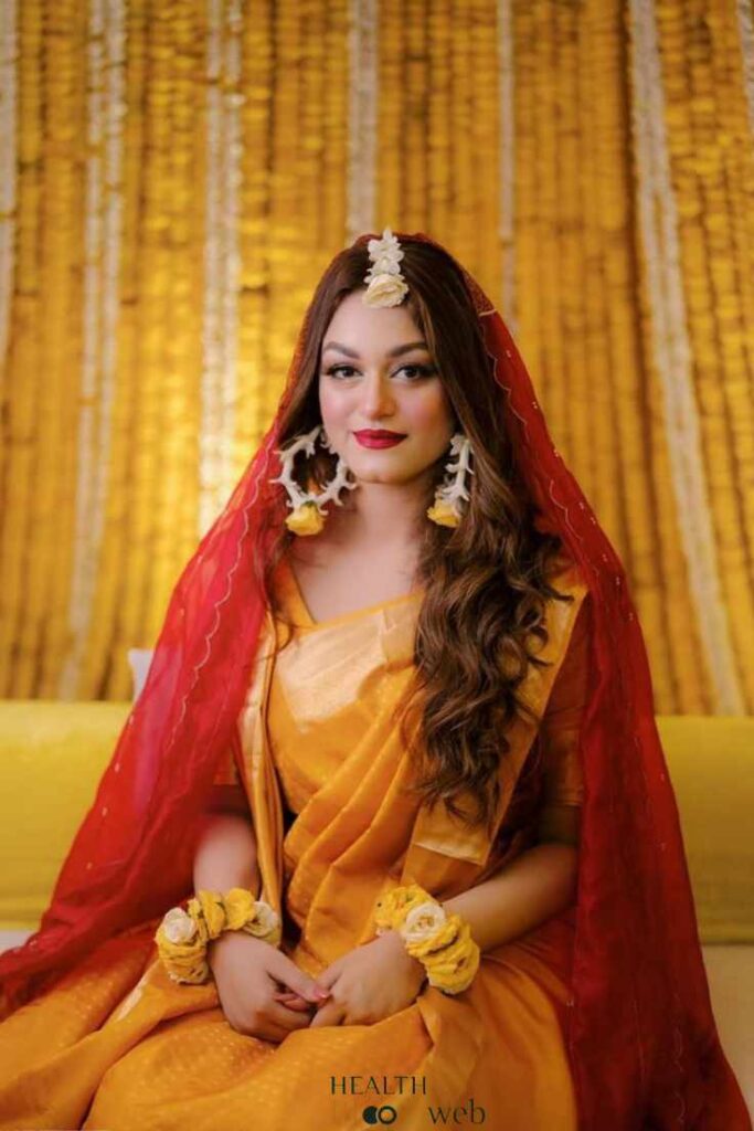 Haldi Look For Bride In Saree