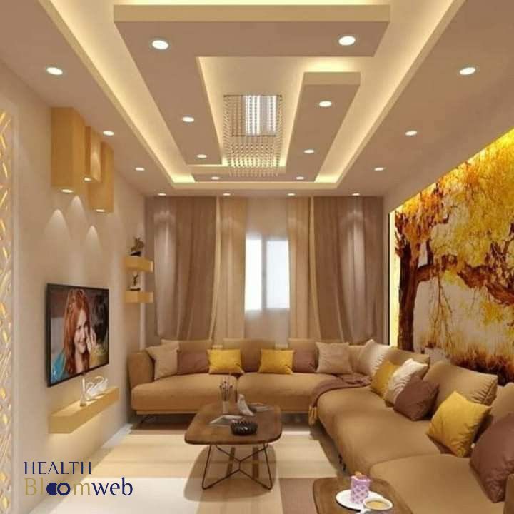 Simple False Ceiling Design For Hall