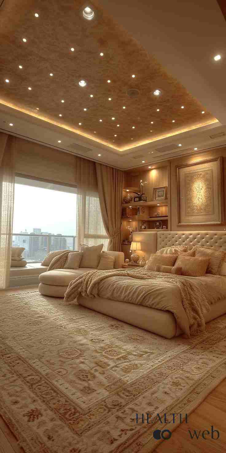 romantic modern luxury master bedroom designs