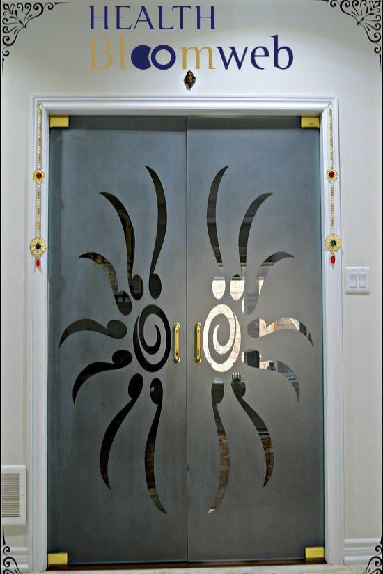 Modern Pooja Room Glass Door Designs Images