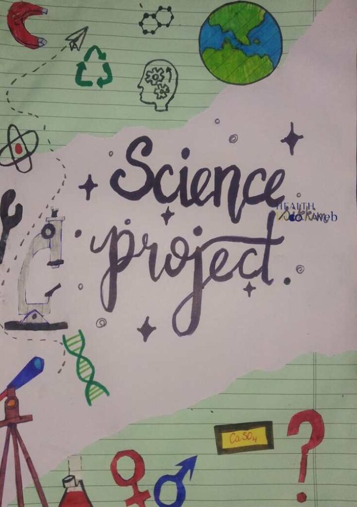 Creative Front Page Design For Science Project