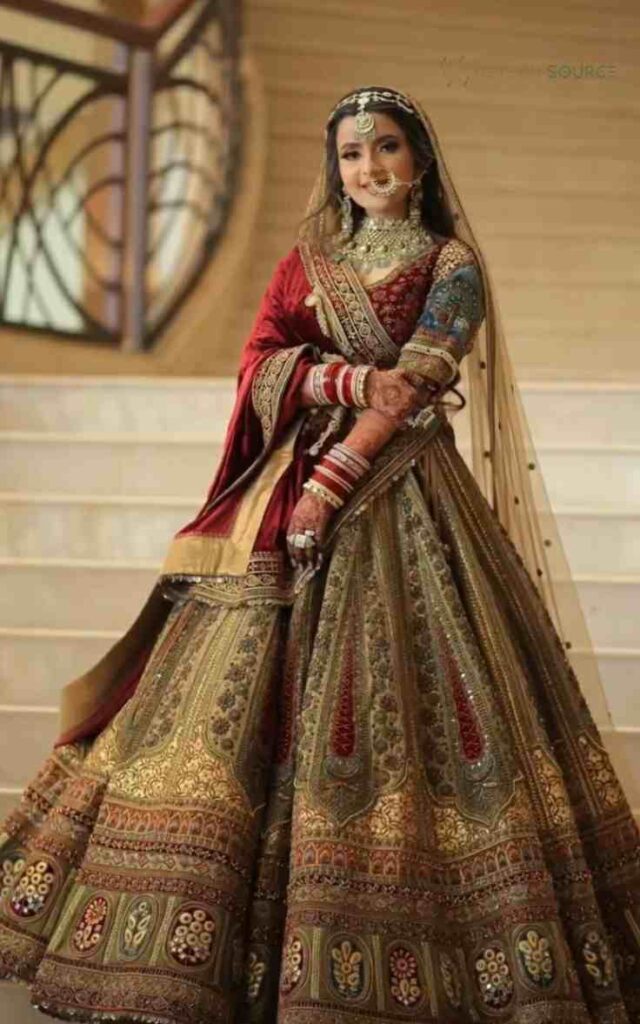 Modeling Stylish Photo Poses In Lehenga