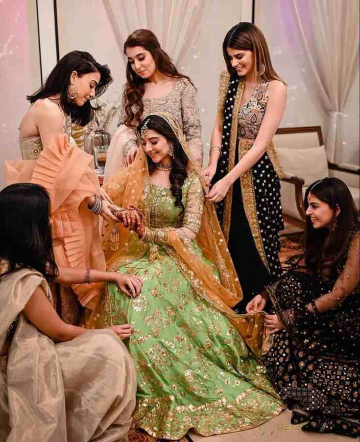 Modeling Stylish Photo Poses In Lehenga