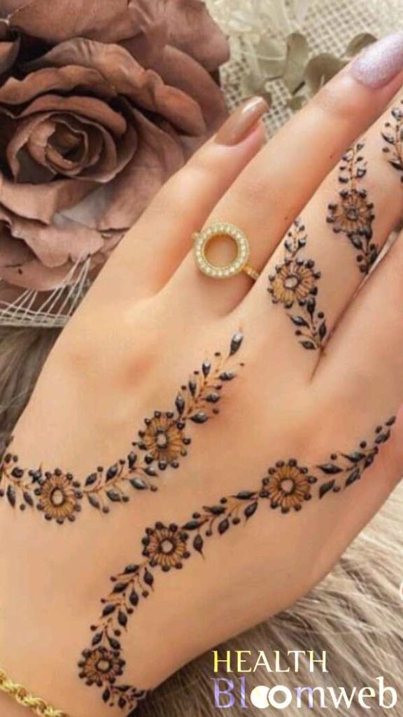 Modern Stylish Back Hand Mehndi