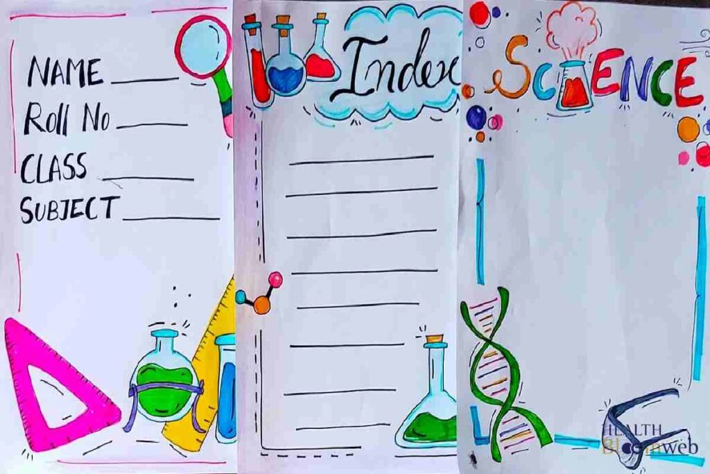 Creative Front Page Design For Science Project