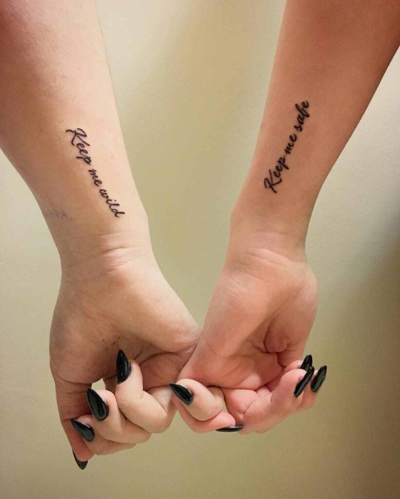 unique best friend tattoos for 2 