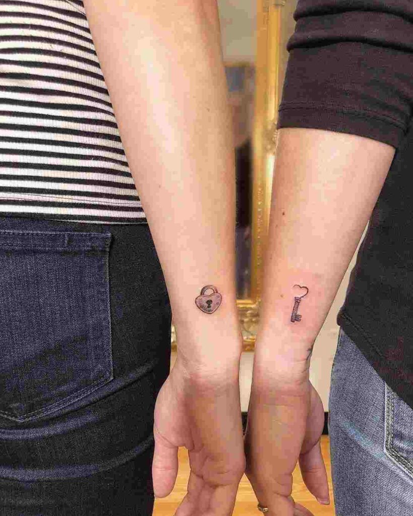 unique best friend tattoos for 2 